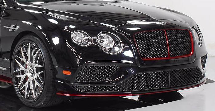 Custom Bentley GT  Coupe Front Add-on Lip (2016 - 2017) - $1190.00 (Part #BT-012-FA)